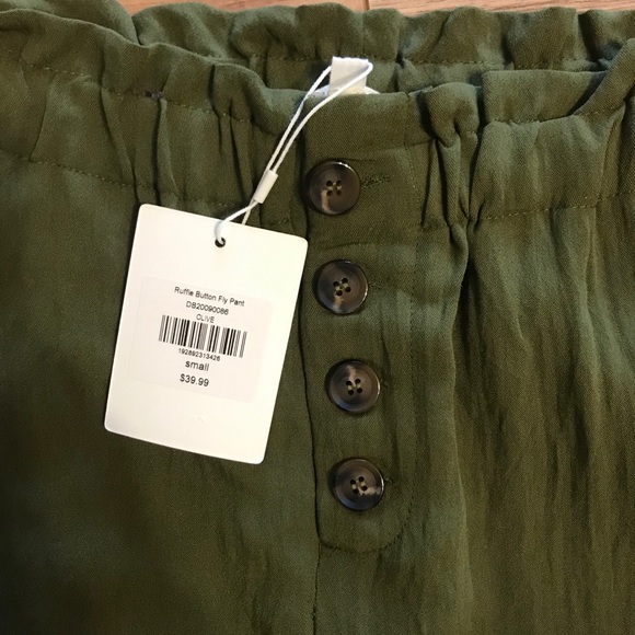 Down East Button Ruffle Button Fly Pant - Picture 2 of 3